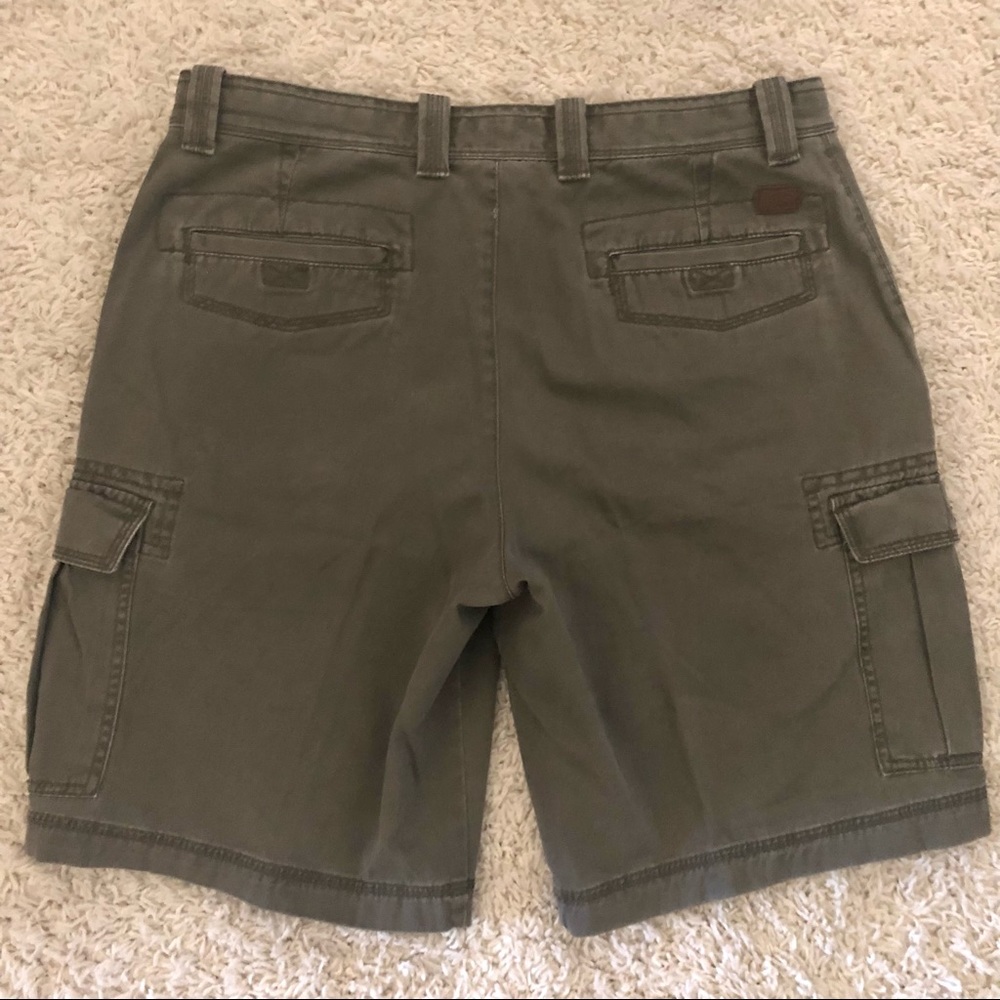 IZOD Cotton Cargo Shorts Sz 34 - Picture 2 of 9